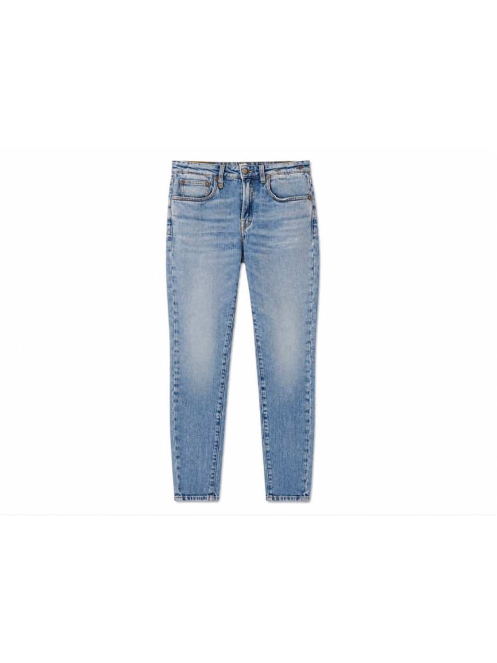 R13 Alison Skinny Jeans Women's Size 26 Made In Italy Light Wash Stretch